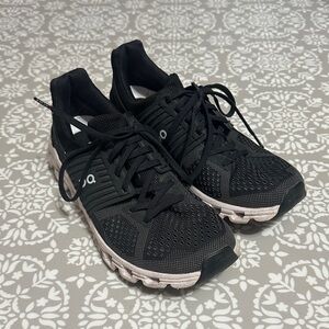 On Cloud Running Women's Black Athletic Shoes